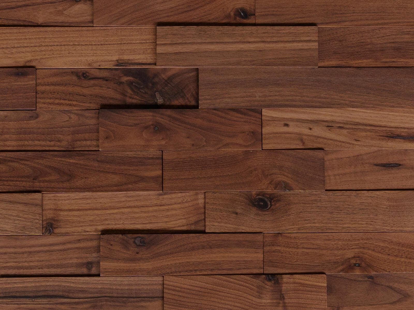 Walnut Linear 3D Wall Panels - thumbnail 2