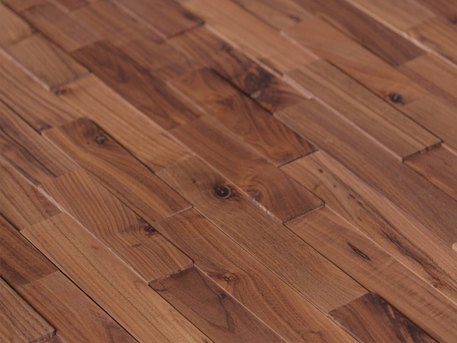 Walnut Linear 3D Wall Panels - thumbnail 3