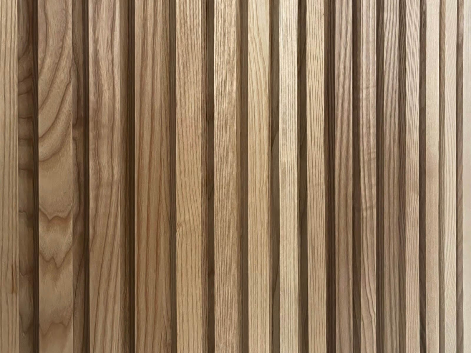 White Ash Fluted Wood Panels (N Shape) - thumbnail 5