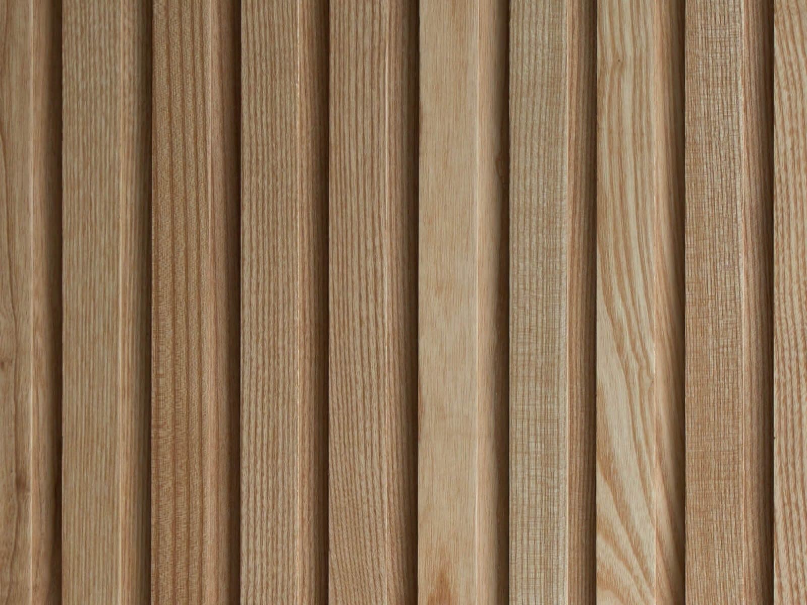 White Ash Fluted Wood Panels (N Shape) - thumbnail 4