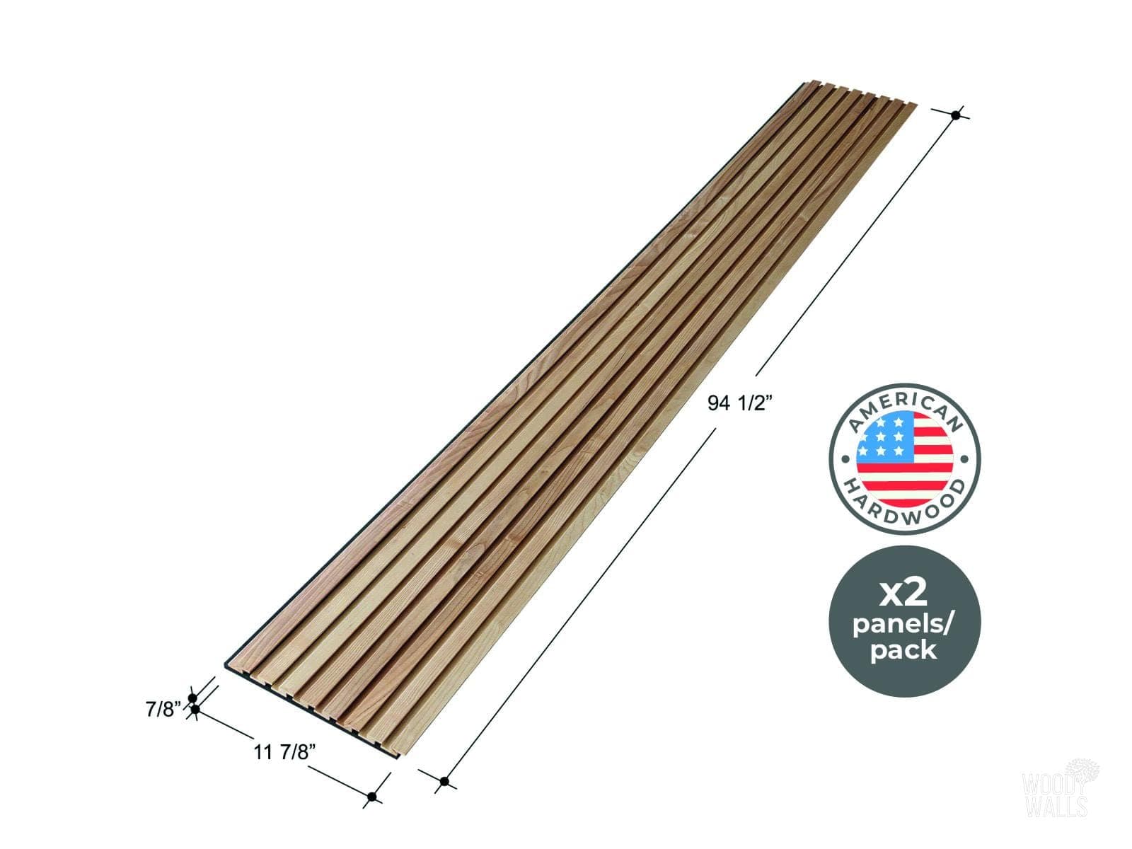 White Ash Fluted Wood Panels (N Shape) - thumbnail 7