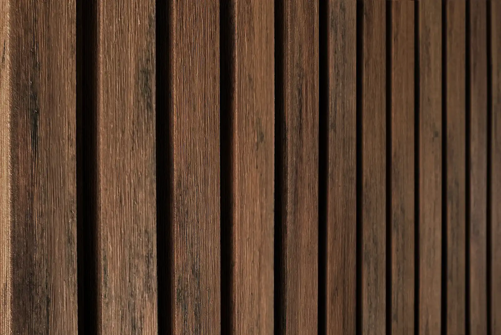 Walnut Exterior Slat Wall Panels - thumbnail 3