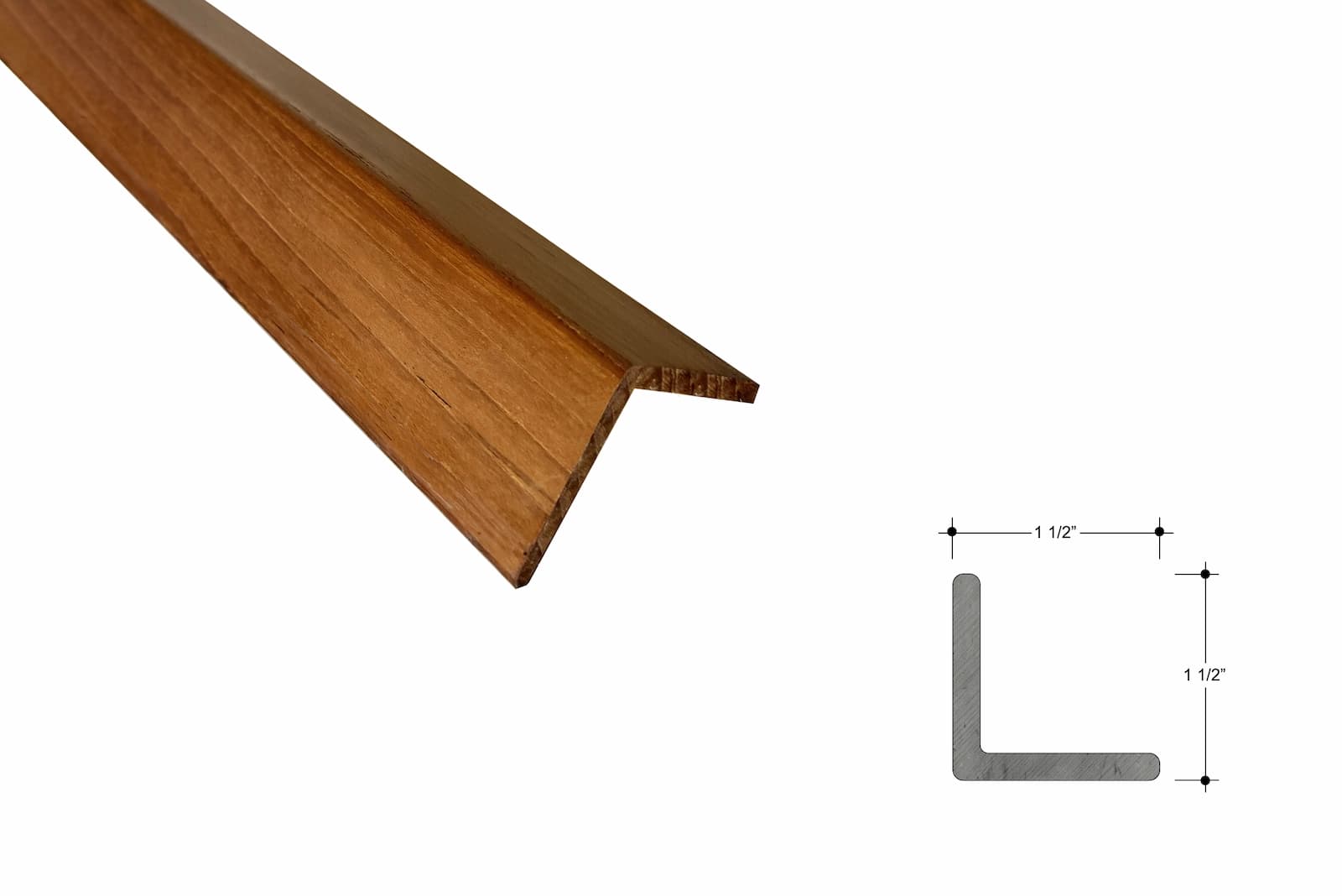 Thermally Modified Teak Wood Corner Trim