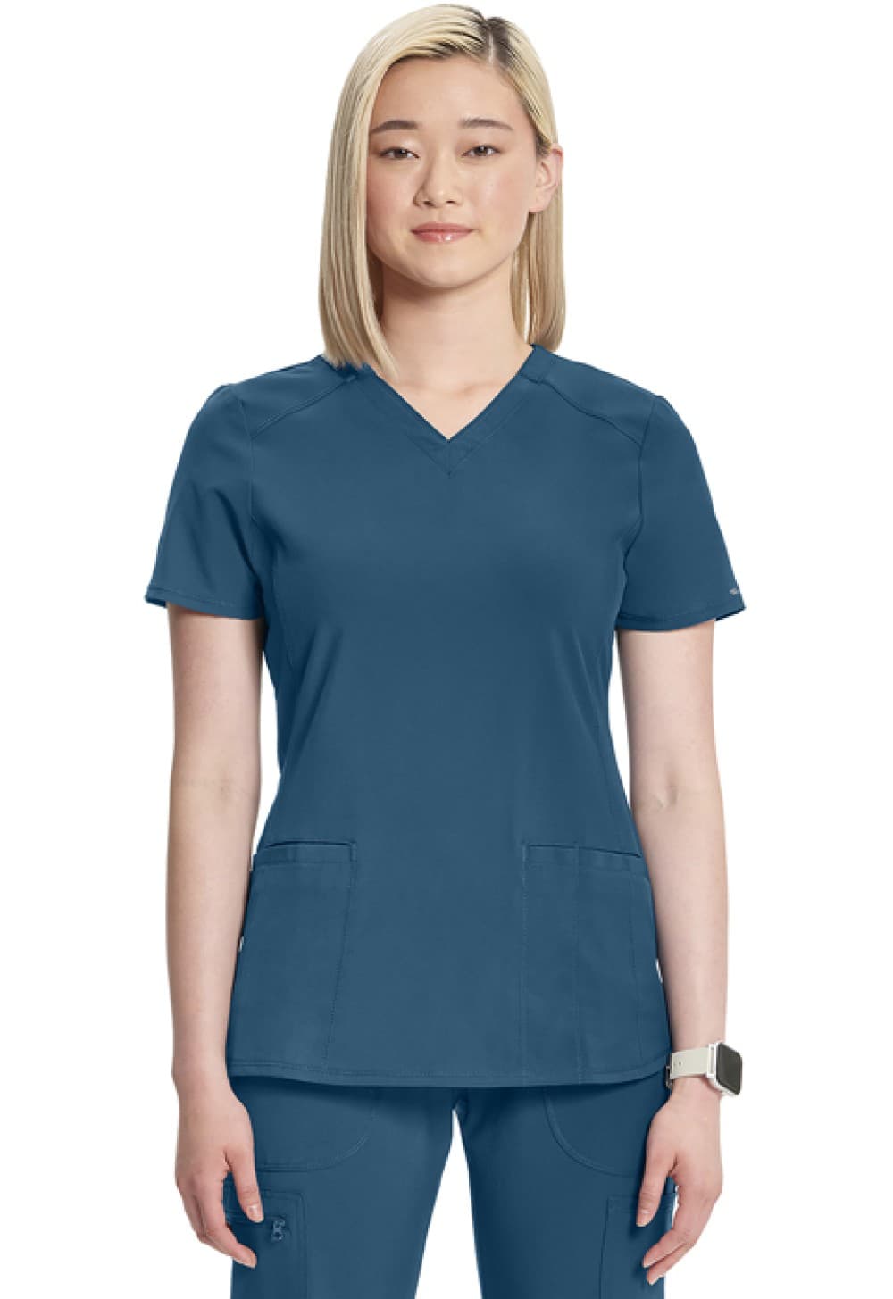 Women’s 2-Pocket STRETCH V-Neck Scrub Top