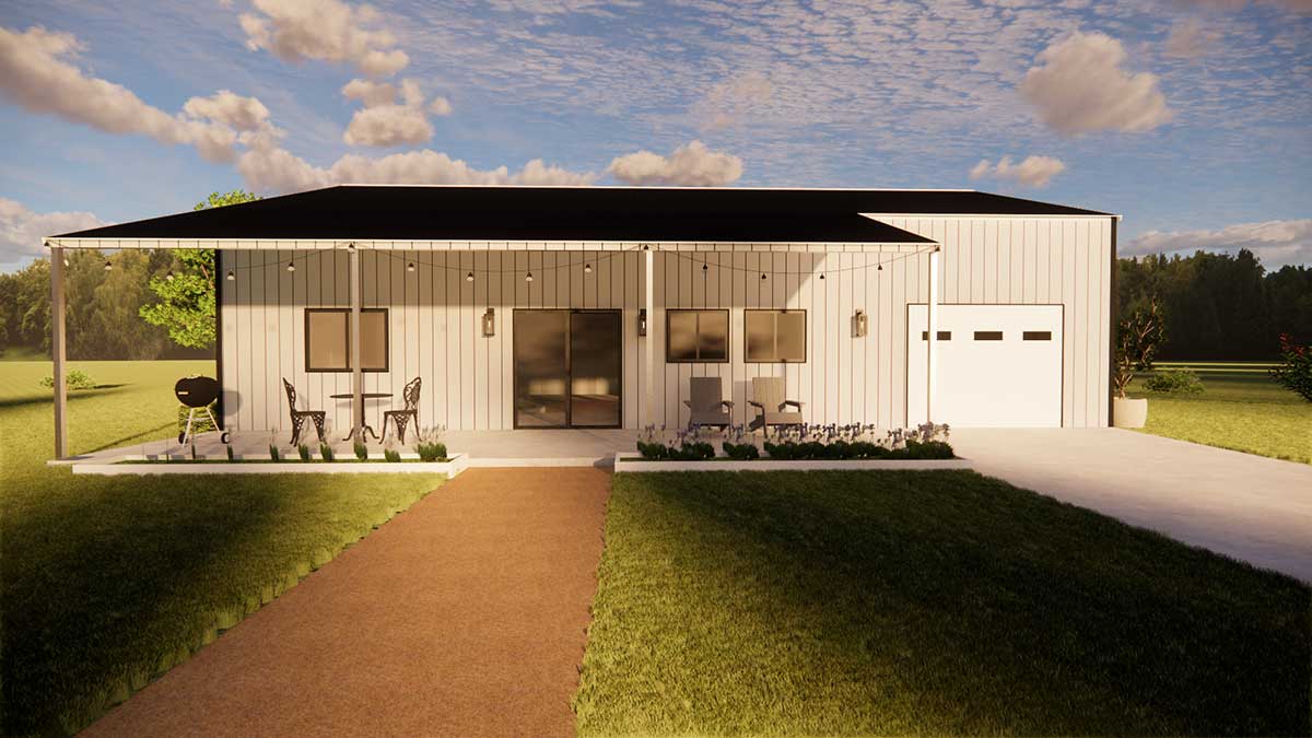 The Gardet Barndominium – 1950 SF