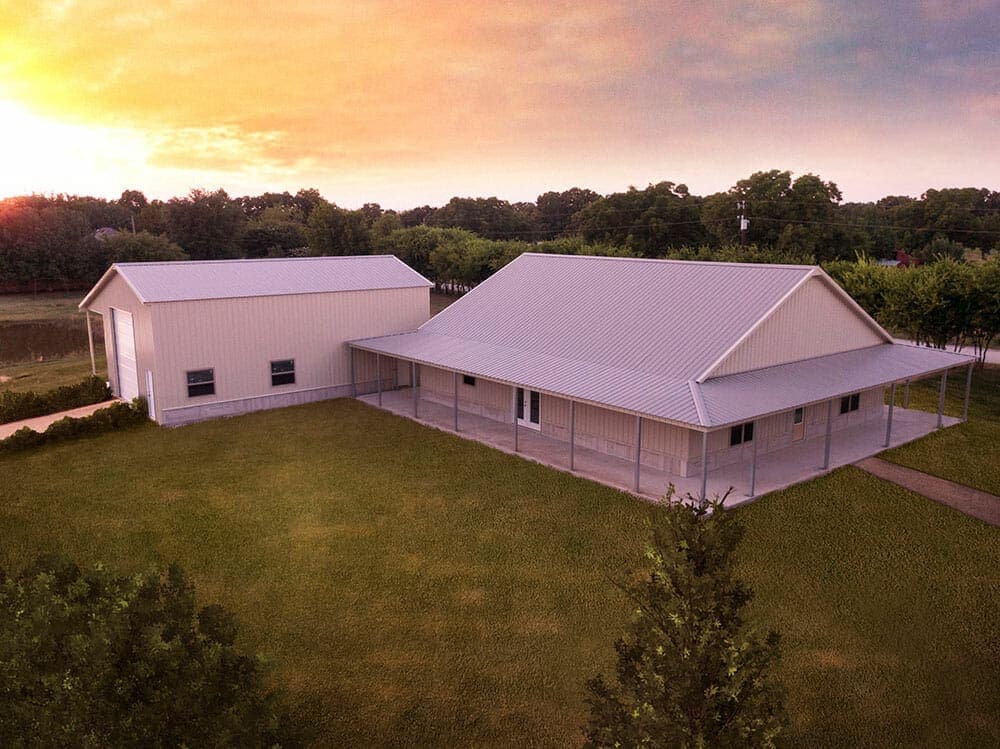 The Kaufman Barndominium + Garage