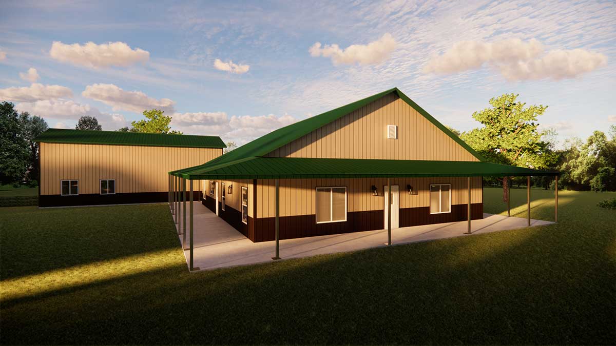 The Kaufman Barndominium + Garage - thumbnail 4