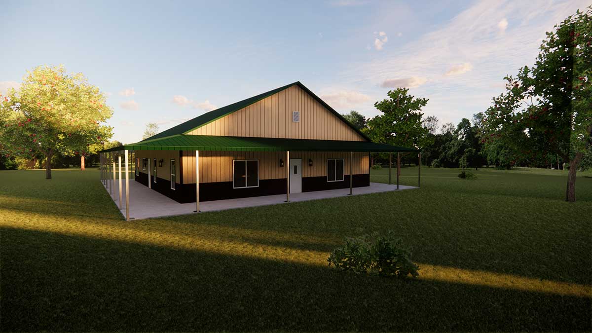 The Kaufman Barndominium – 3894 SF - thumbnail 4