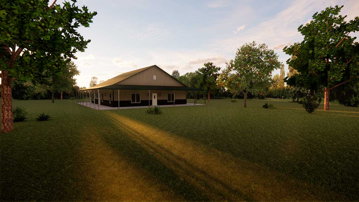 The Kaufman Barndominium – 3894 SF - thumbnail 7