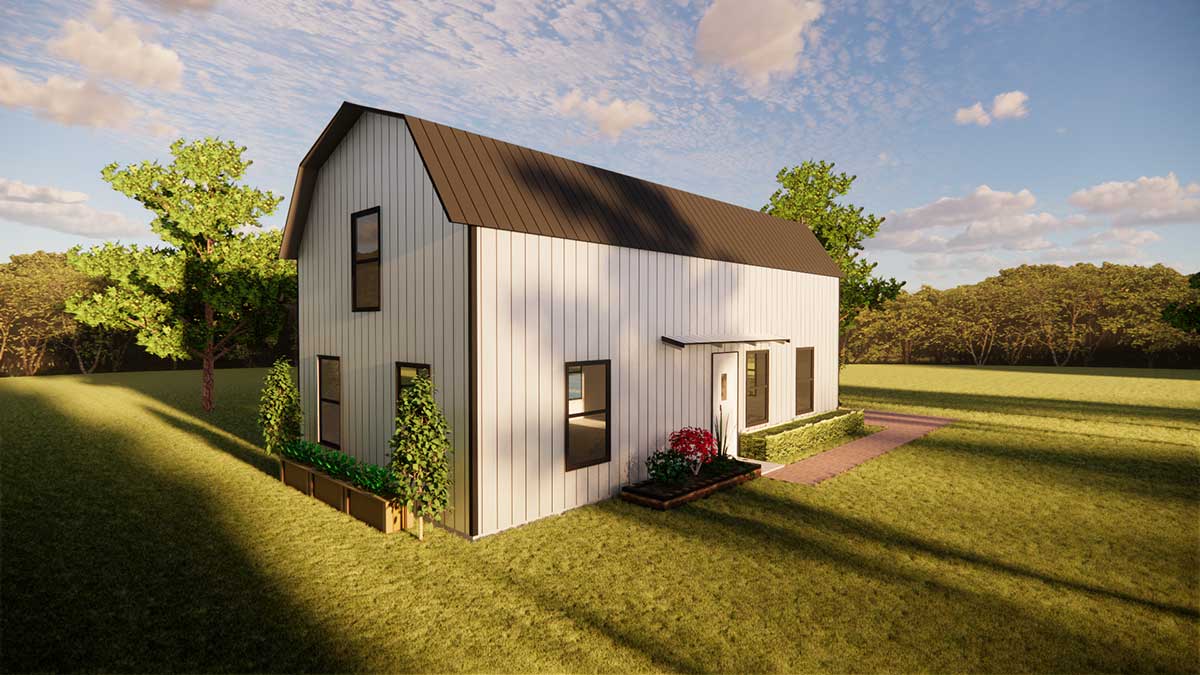 The Linde – 680 SF Gambrel Barn Style - thumbnail 5