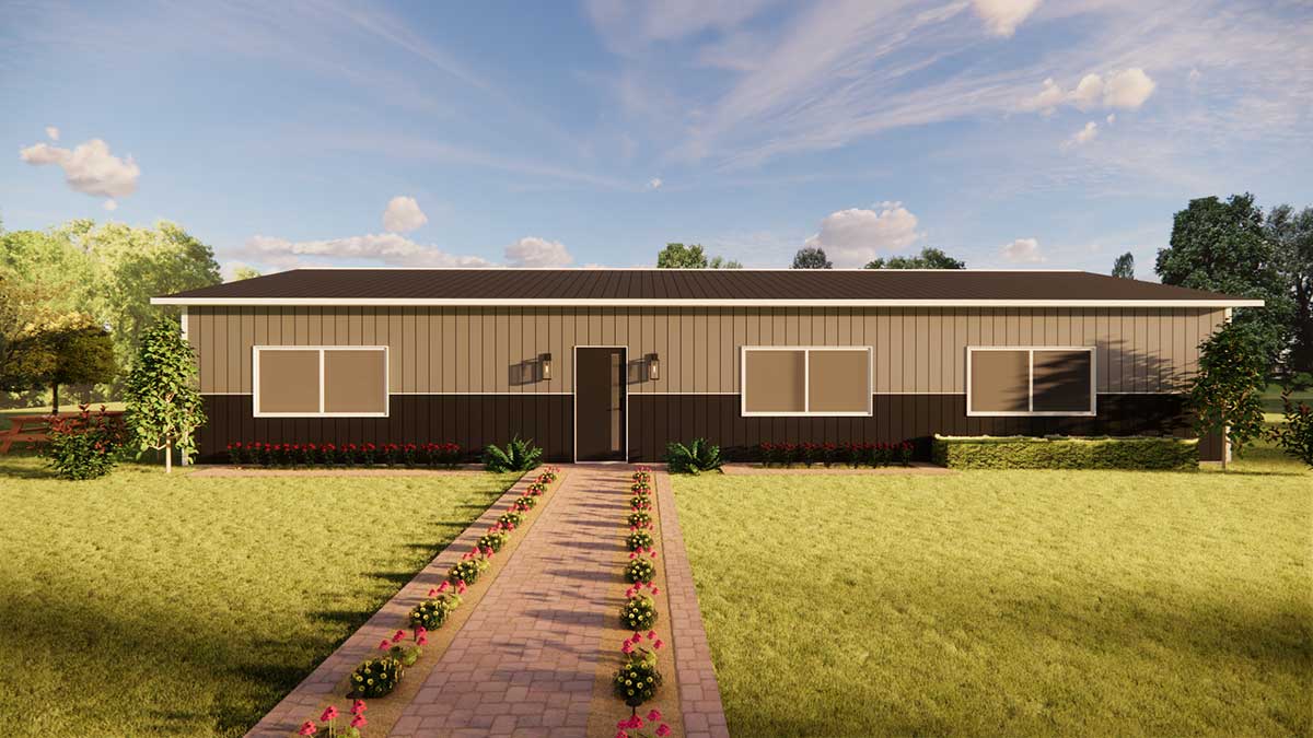 The Evans Barndominium – 1800 SF