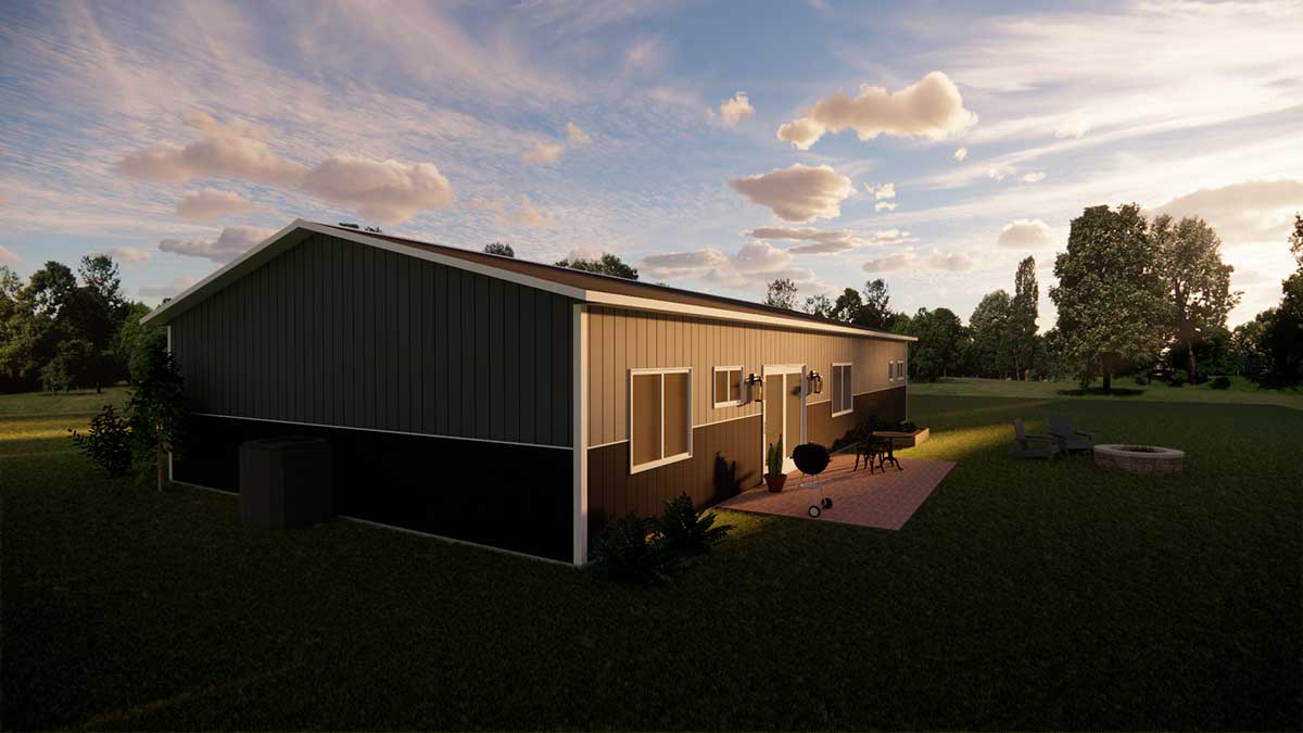 The Evans Barndominium – 1800 SF - thumbnail 7