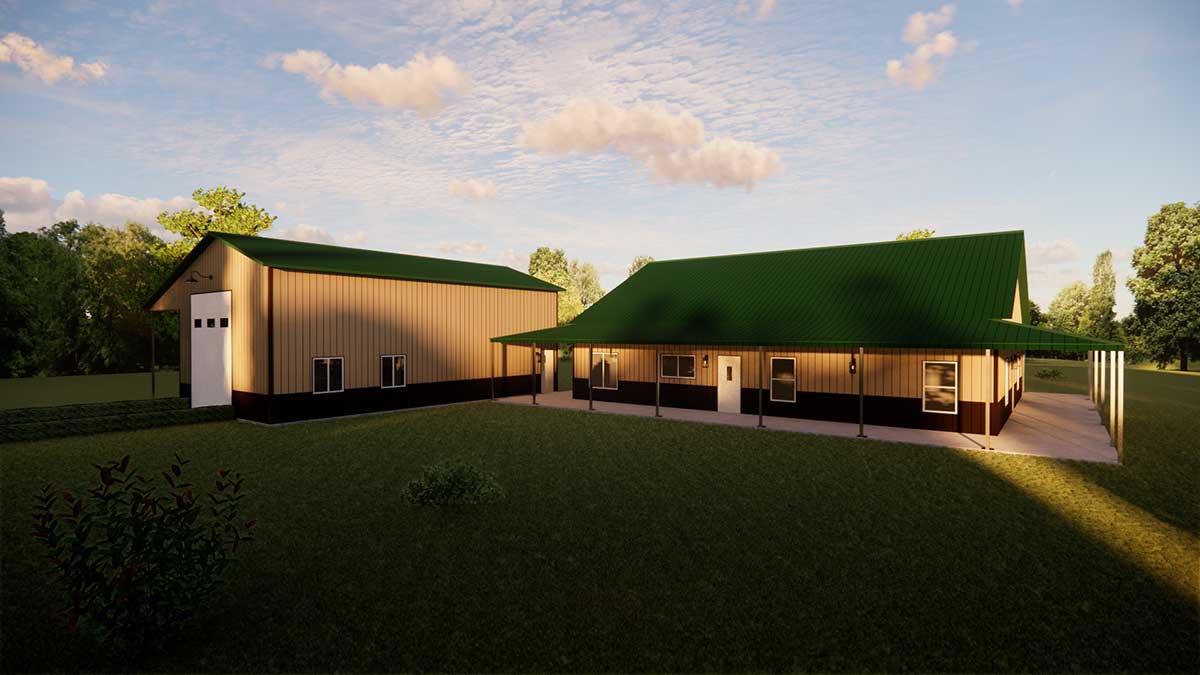 The Kaufman Barndominium + Garage - thumbnail 7