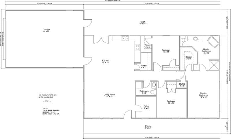 The Celeste – 3264 SF w/ Garage & Lean-To - thumbnail 9