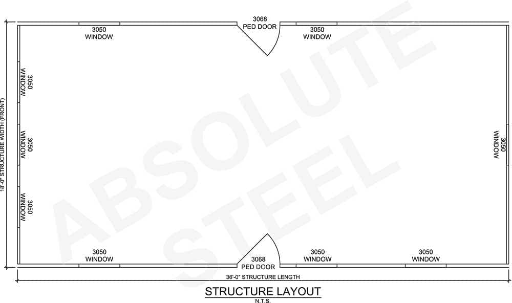 The Linde – 680 SF Gambrel Barn Style - thumbnail 2