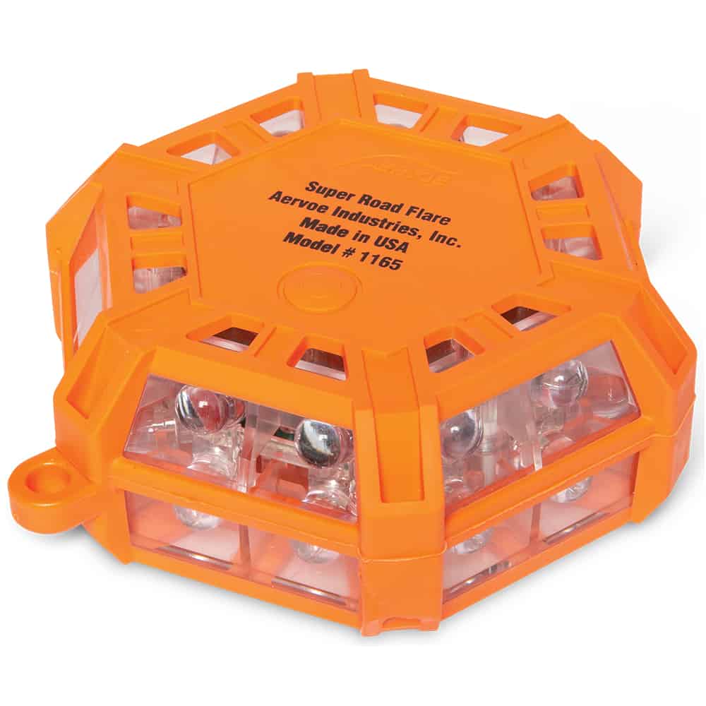 Super Road Flare Kit with Red LEDs (4-pack) - thumbnail 2