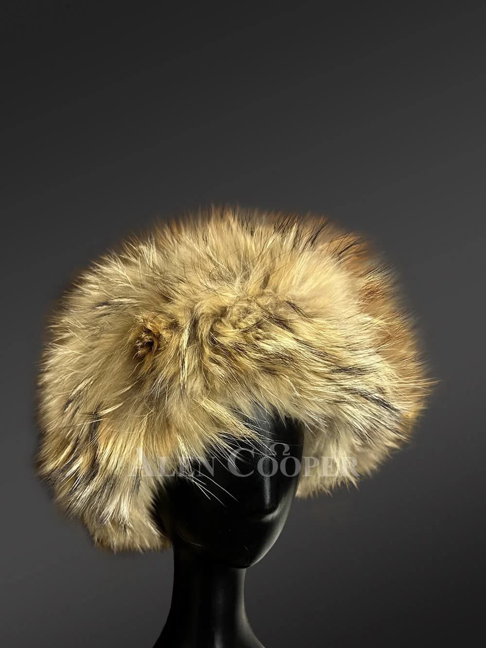 Womens Raccoon Fur Headband – Touch of Glamour to Any Look
