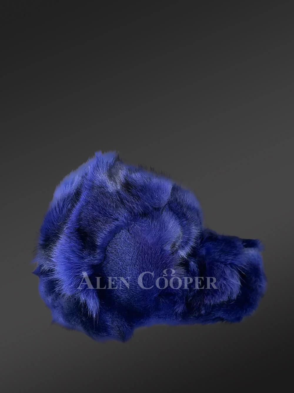 Mens Fox Fur Navy Blue Baseball Hat – Fascinating Looks with Supreme Comfort