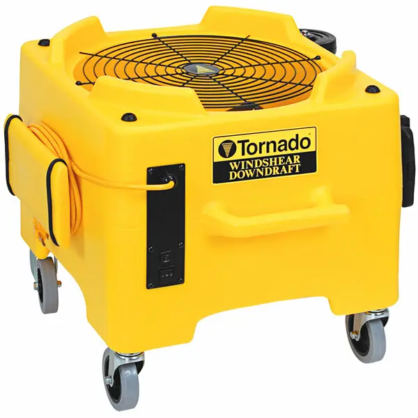 Tornado Windshear Downdraft Axial Fan — 3,500 CFM 360° Room Dryer - thumbnail 2
