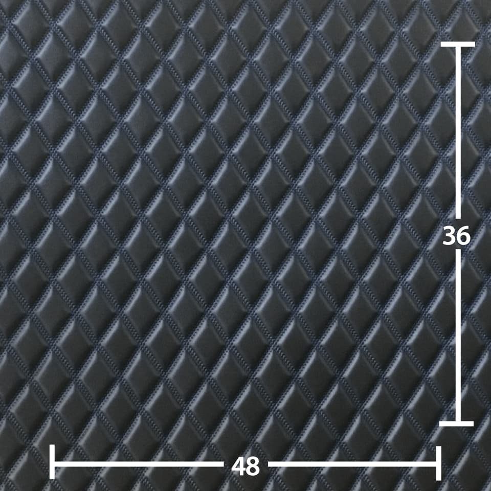 Black Quilt Blue Thread