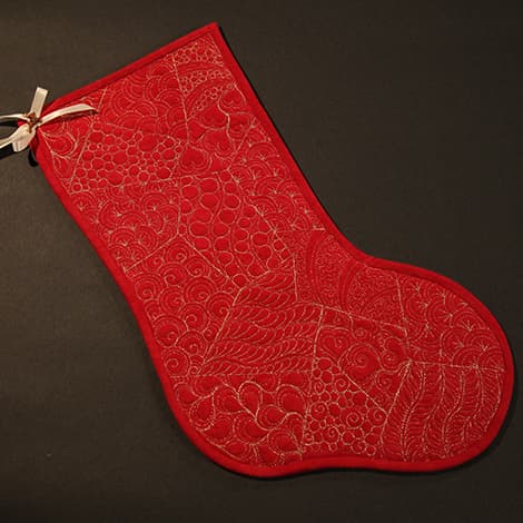Machine Quilted Stocking Sampler Course