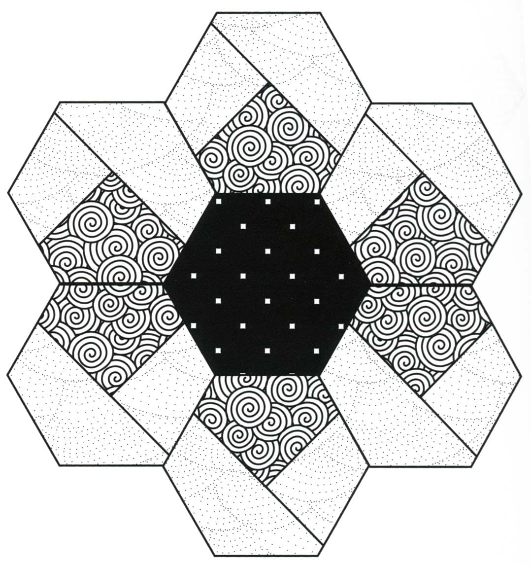 Pieced Hexies - thumbnail 7