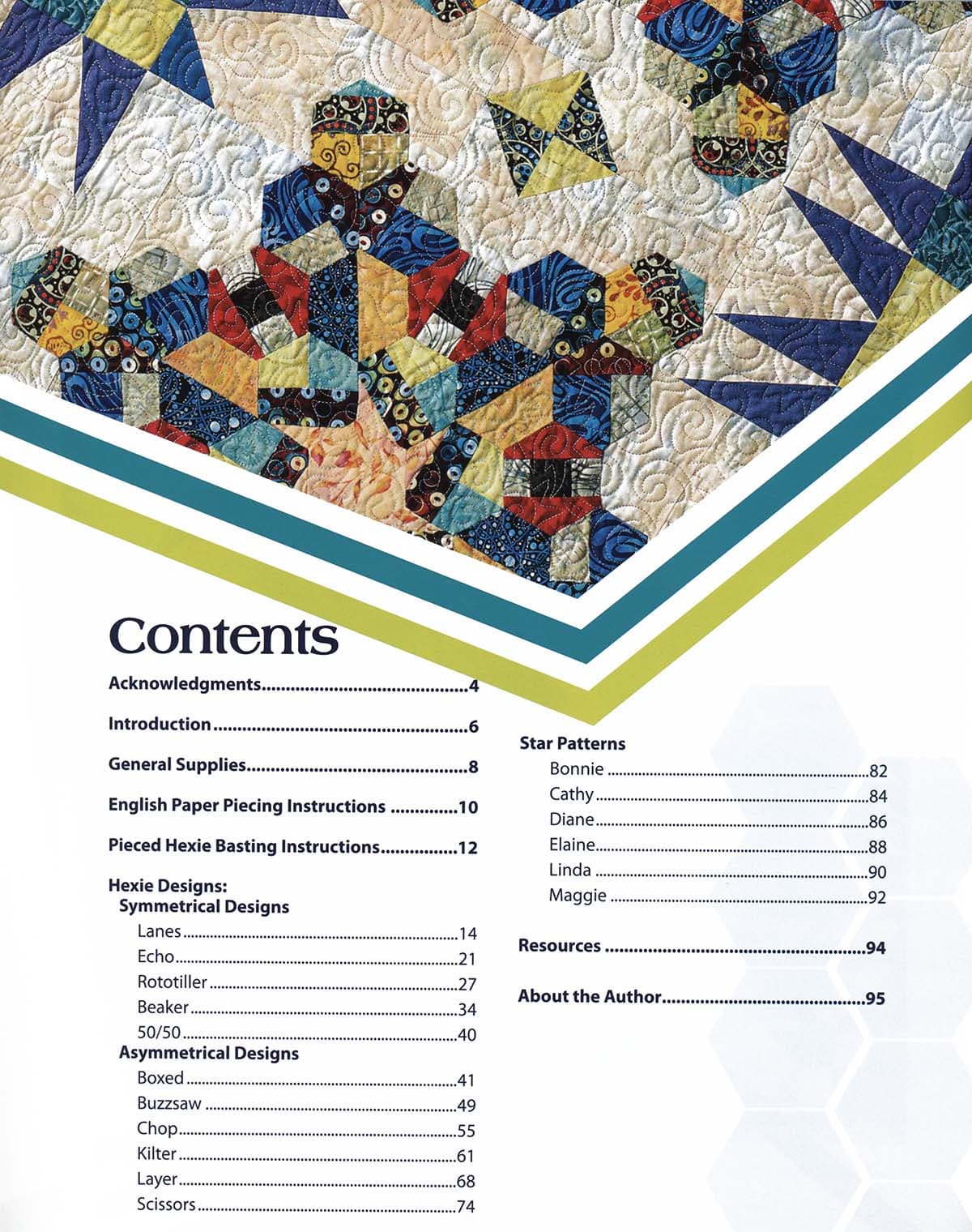 Pieced Hexies Deux - thumbnail 2