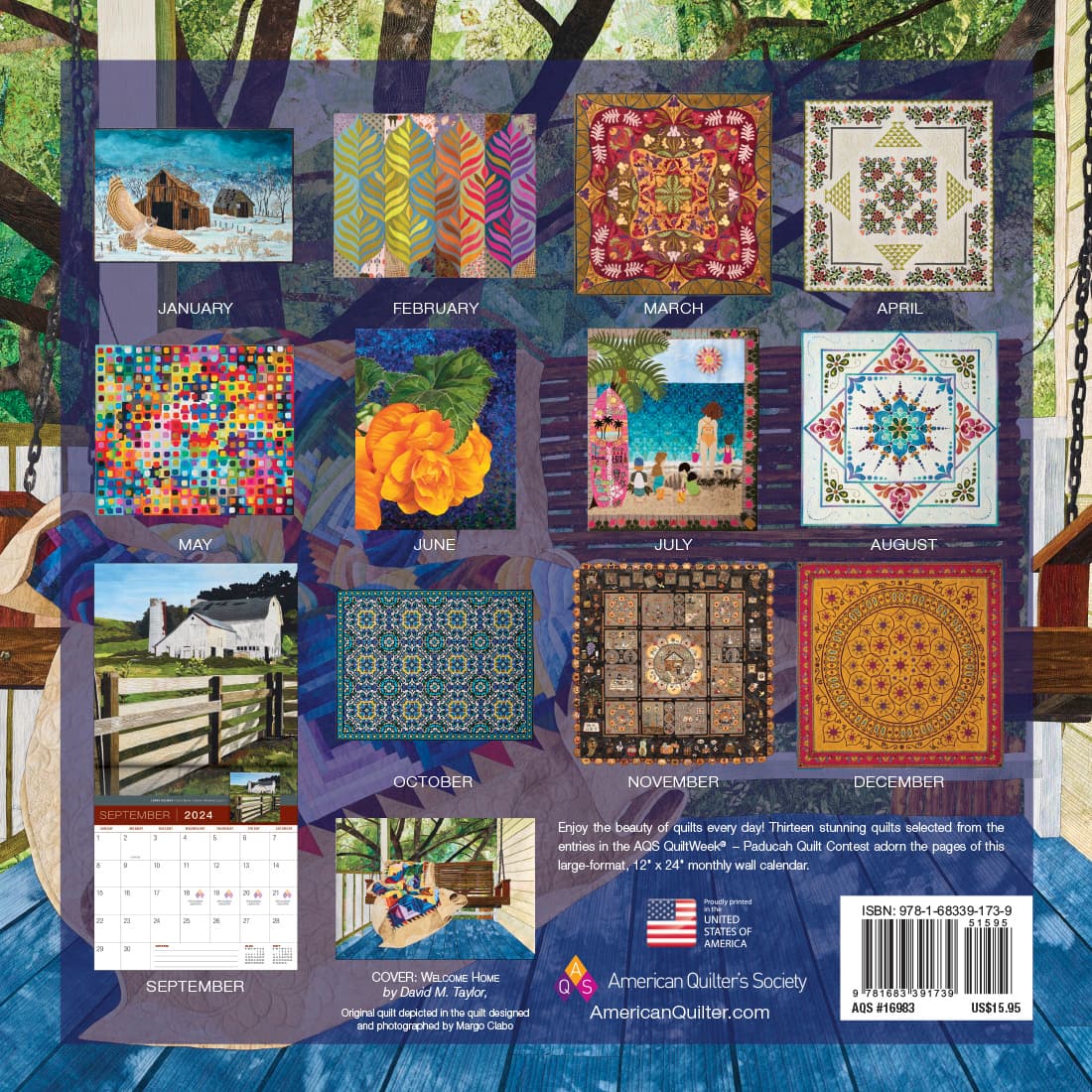2024 AQS Wall Calendar - thumbnail 2