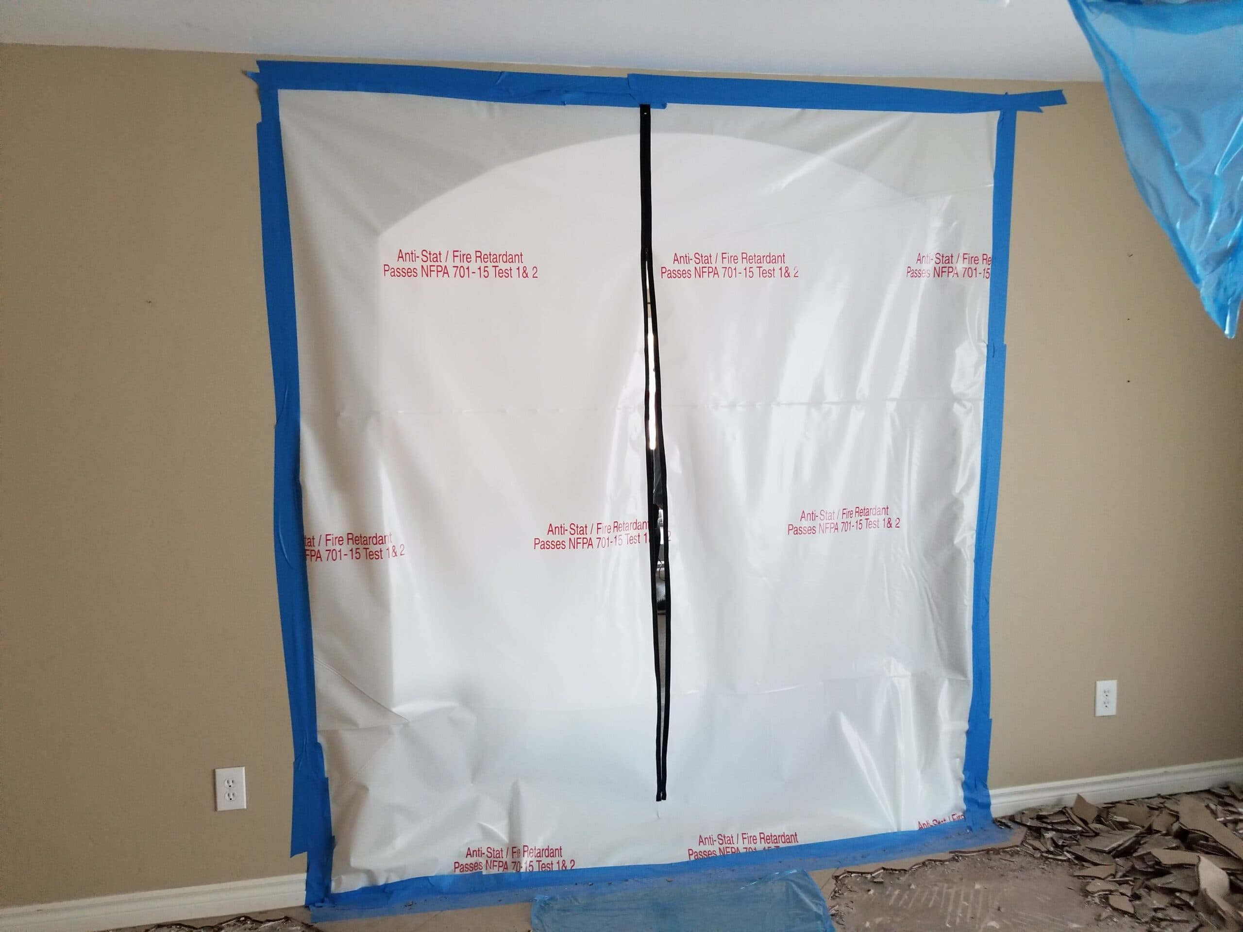 377 FRPE Blue Fire Retardant Tape - thumbnail 5