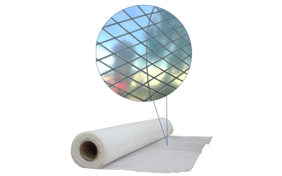 10 Mil Clear Dura-Skrim® Reinforced Plastic Sheeting