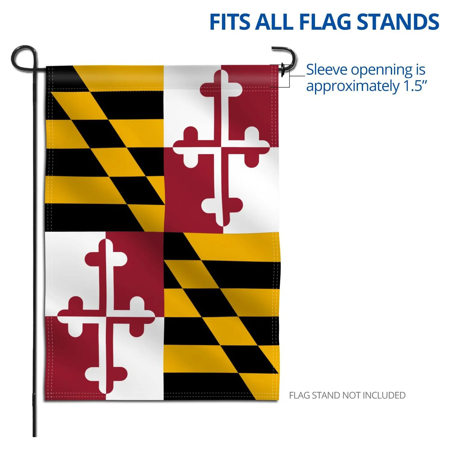 Maryland State Decorative Garden Flags for Home Decor – 18 x 12.5 Inch - thumbnail 2