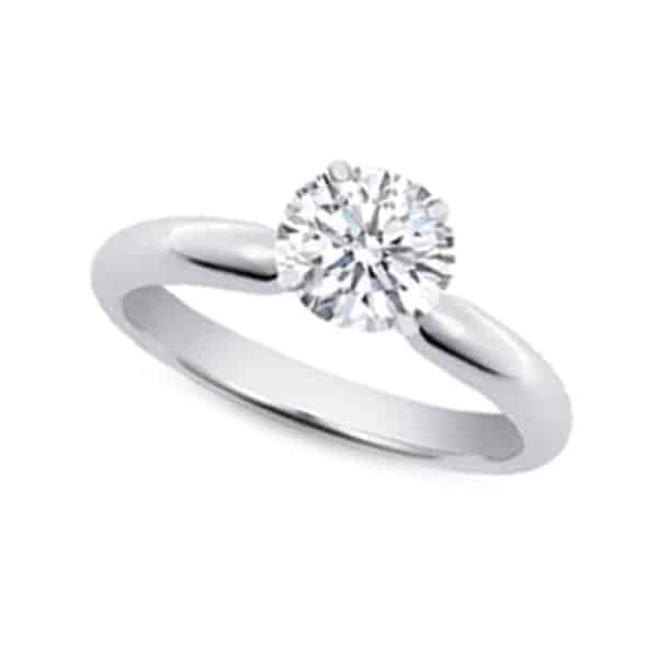 Round Lab Grown Diamond Solitaire Premier Quality