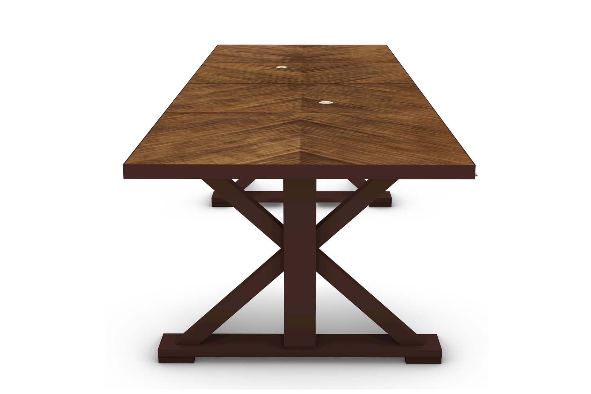 Large Round Modular Dining Table for a Great Room – X Console