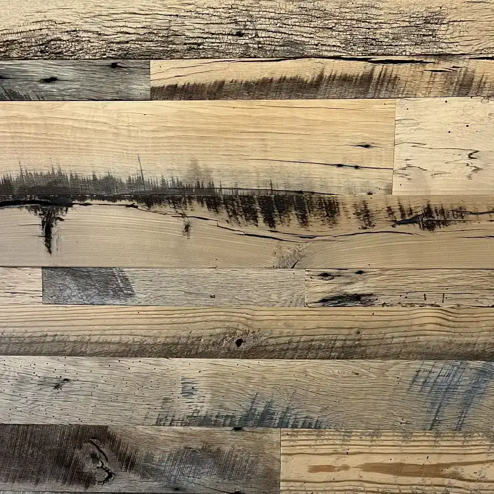 Reclaimed Skip Planed Wall Plank Sample Box