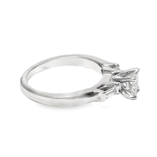 WHITE GOLD DIAMOND ENGAGEMENT STYLE RING - thumbnail 2