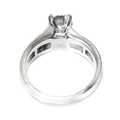White gold diamond ring mounting - thumbnail 3