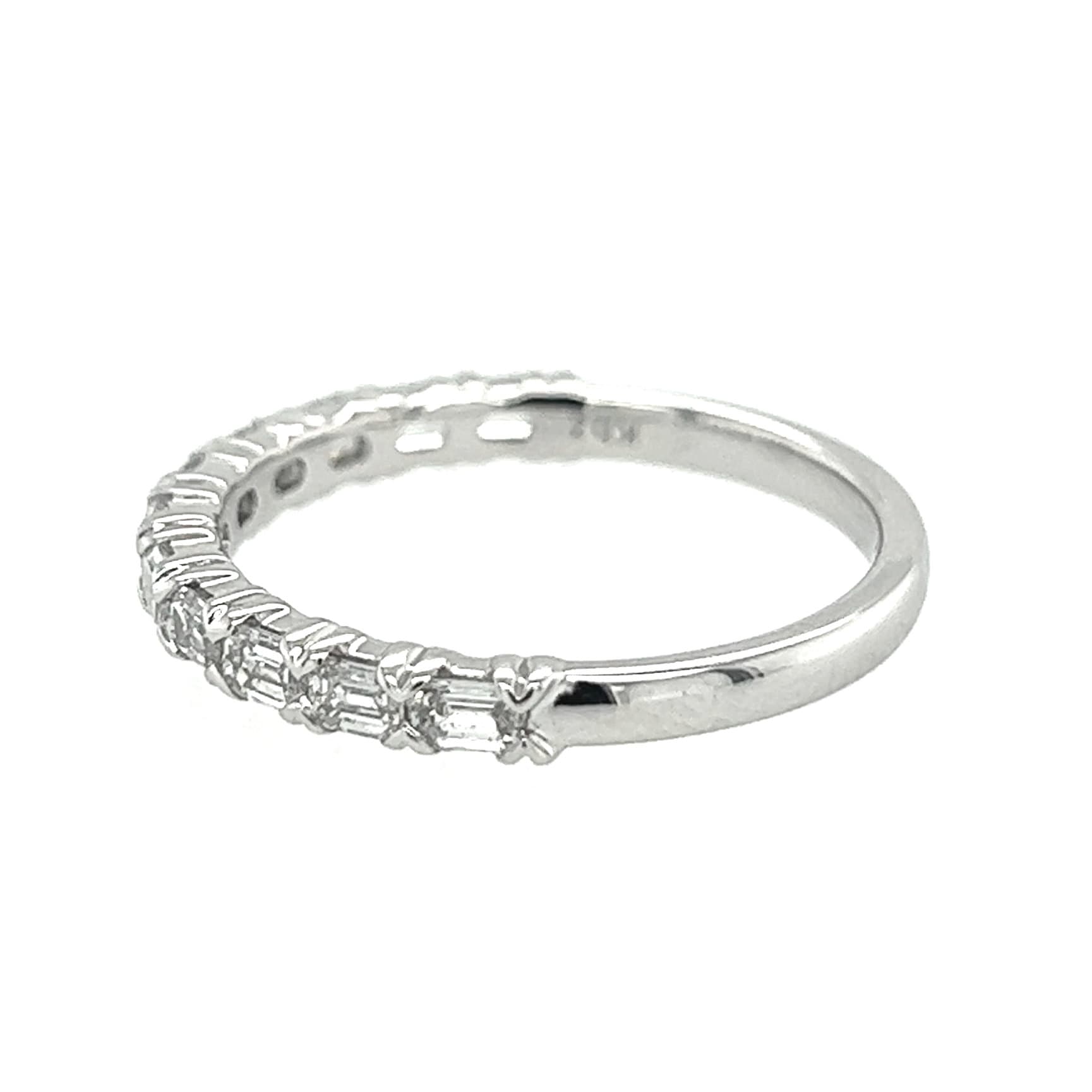 WHITE GOLD DIAMOND WEDDING RING - thumbnail 2
