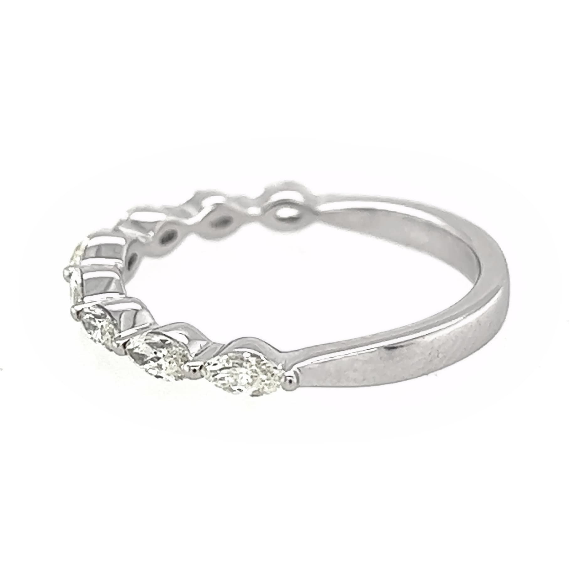 WHITE GOLD DIAMOND WEDDING RING - thumbnail 2