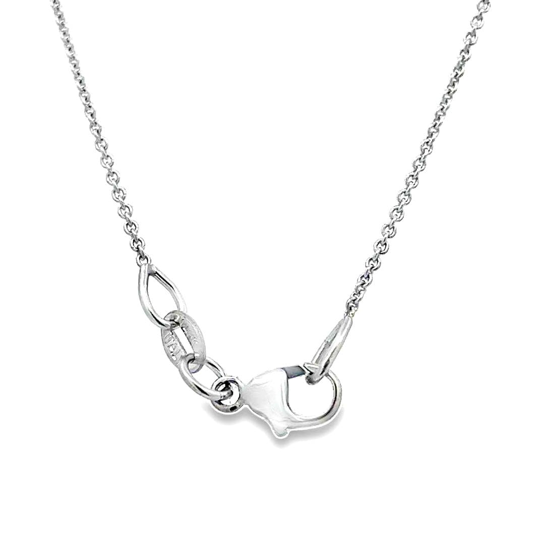 WHITE GOLD DIAMOND SOLITAIRE PENDANT - thumbnail 2