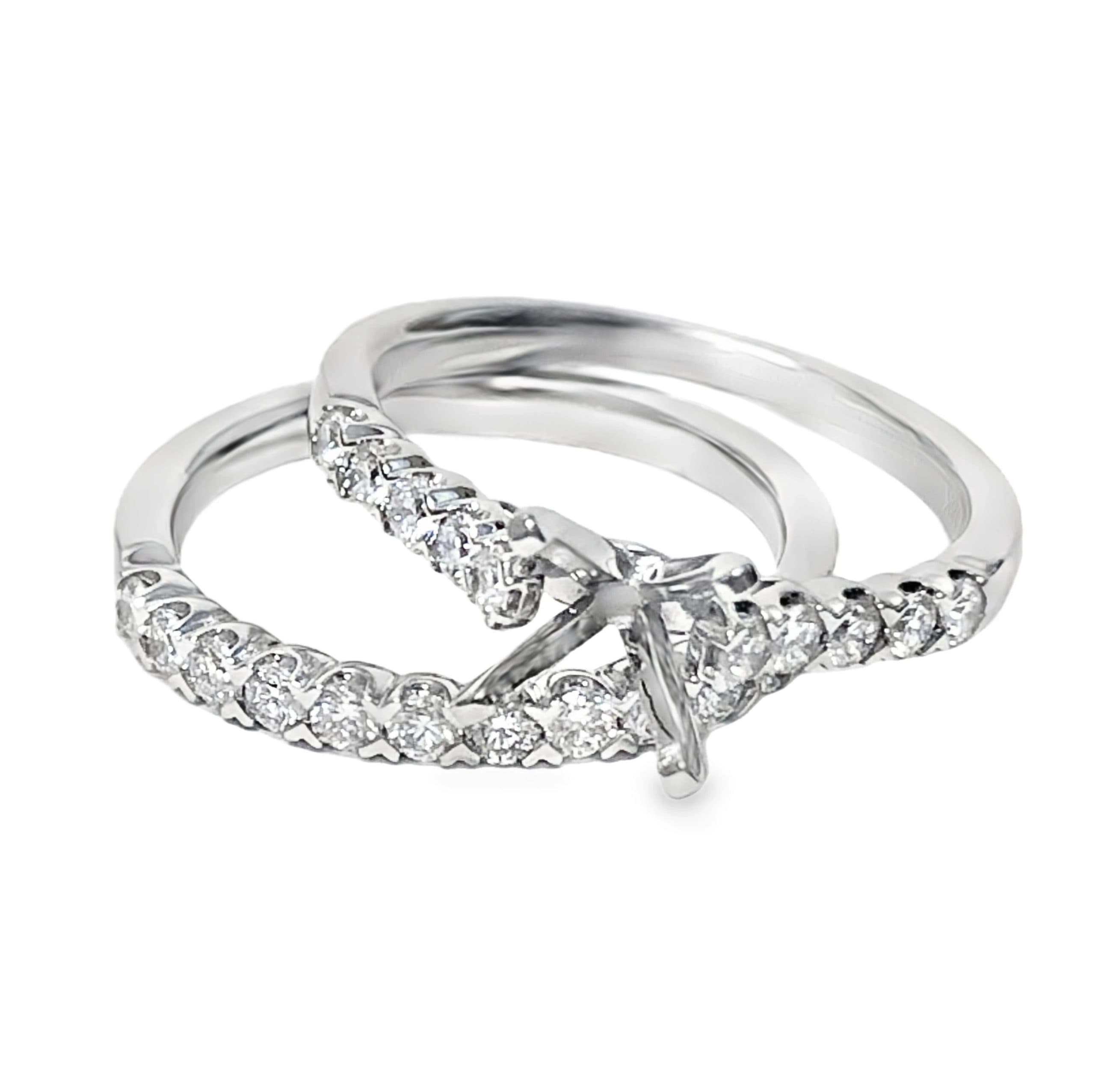 WHITE GOLD DIAMOND WEDDING RING - thumbnail 3