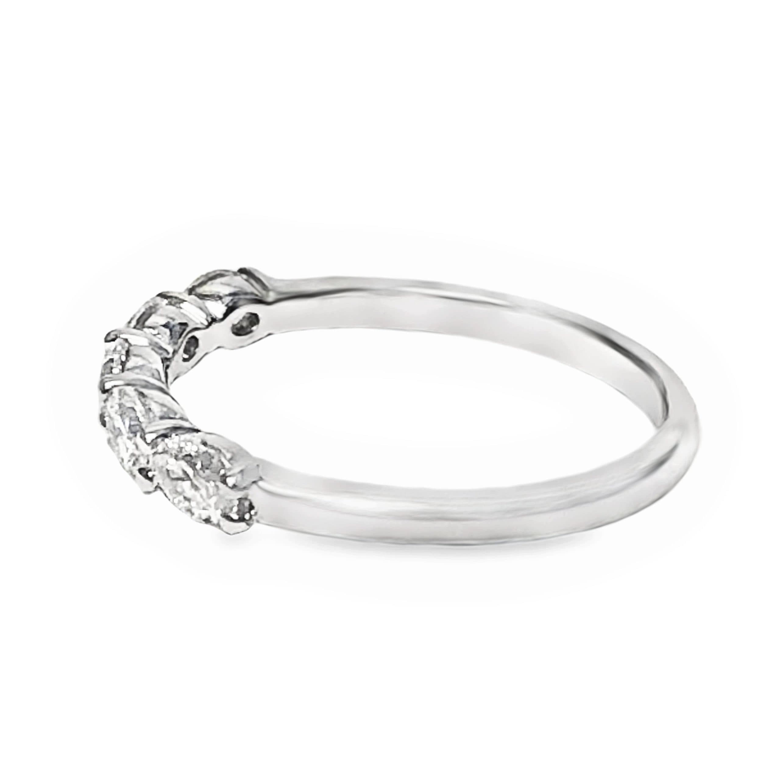 WHITE GOLD DIAMOND WEDDING RING - thumbnail 2