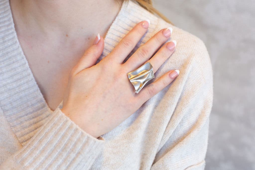 STERLING SILVER “SILK” RING - thumbnail 5