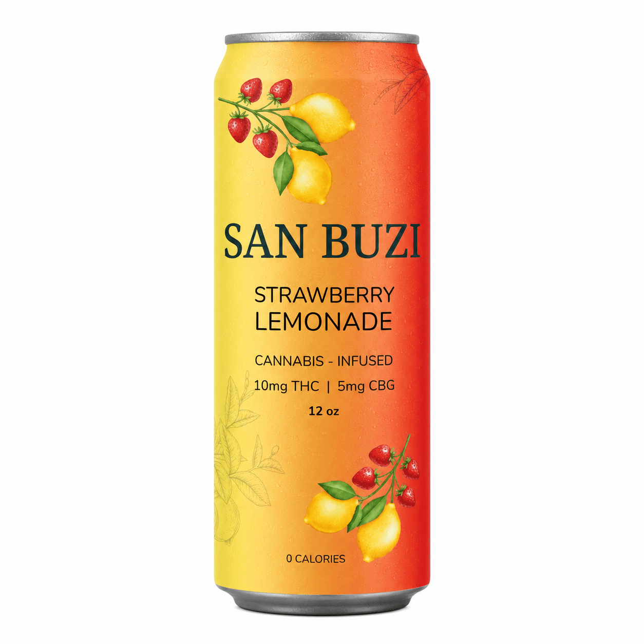 San Buzi Strawberry Lemonade – 12 Pack