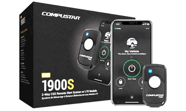 Compustar CSX1900-S 2-Way, 1-Button Remote Start Bundle w/ LTE Module