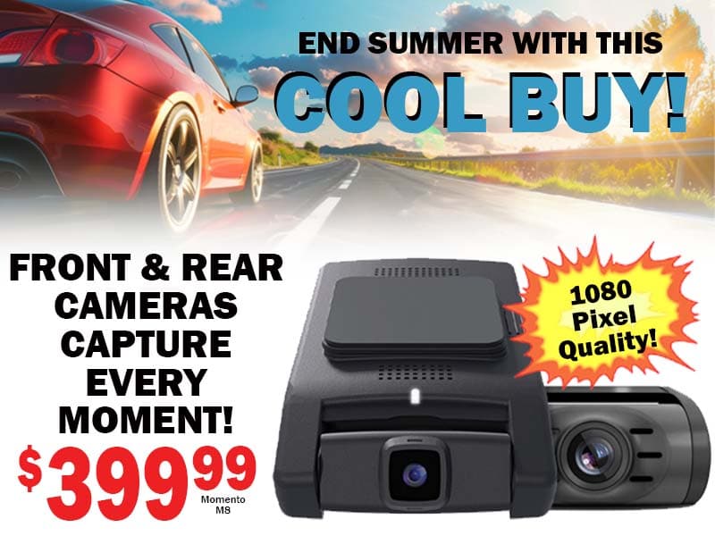 Momento M8 Max Front &amp; Rear Dash Camera