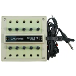 Califone 1210AV-PS 10 Position Jackbox with Volume Control