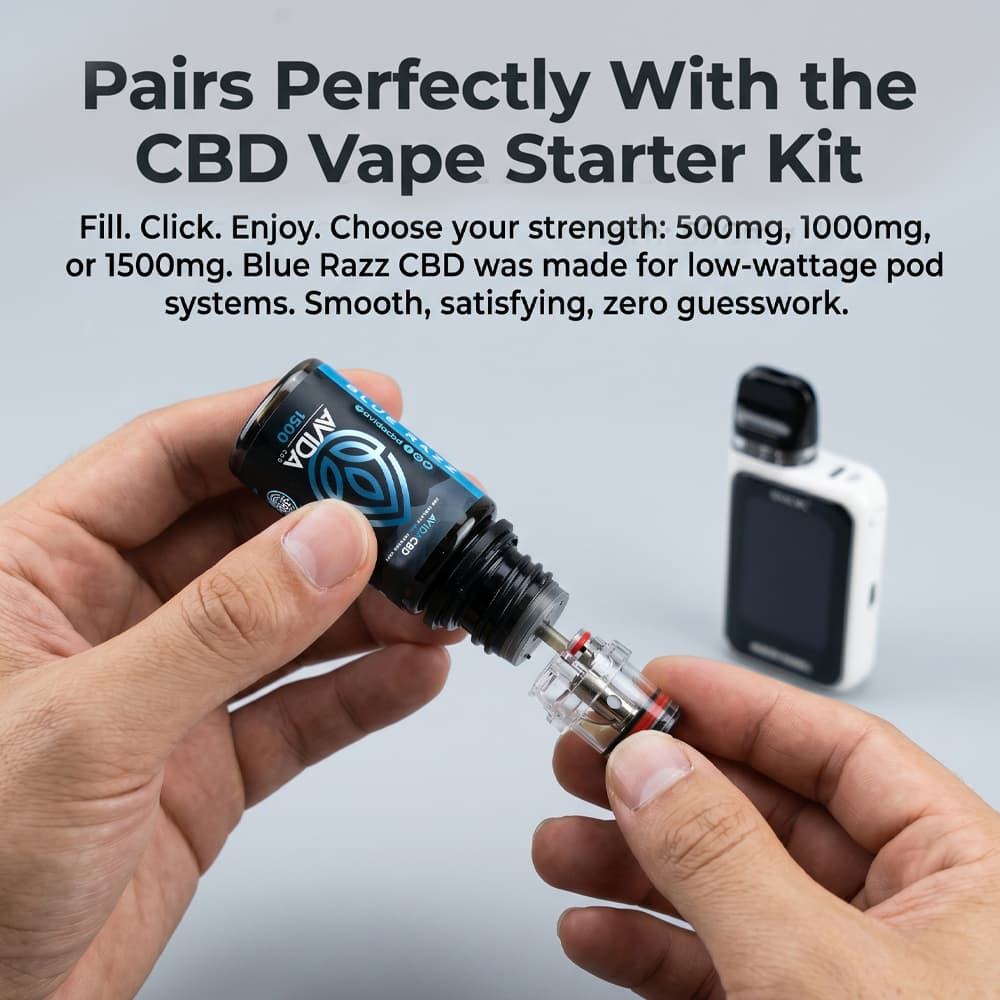 Blue Razz – CBD Vape Juice - thumbnail 7