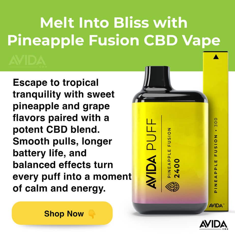 Pineapple Fusion – CBD Vape Pen - thumbnail 2