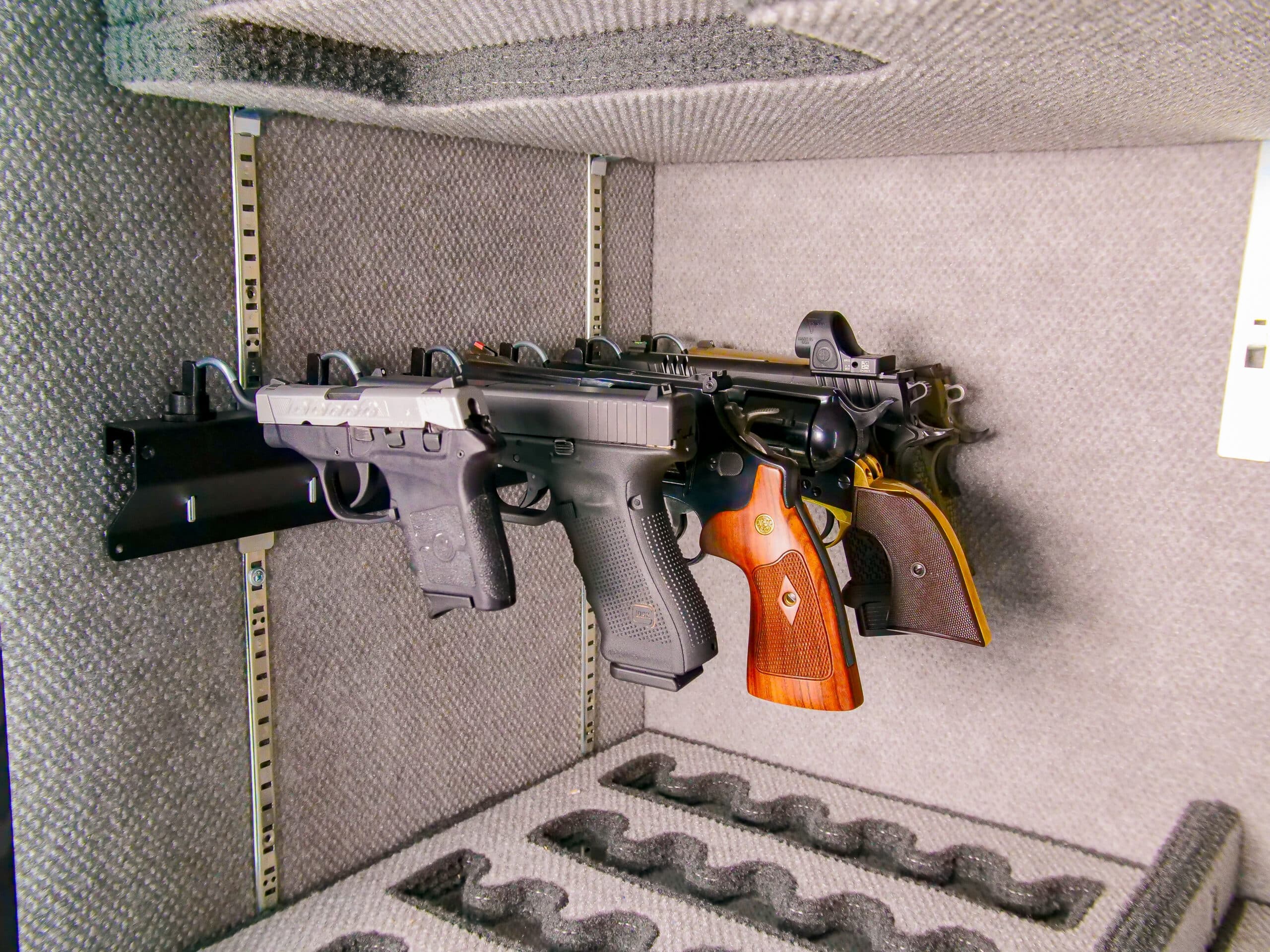 Berry’s Gun Safe Pistol Rack