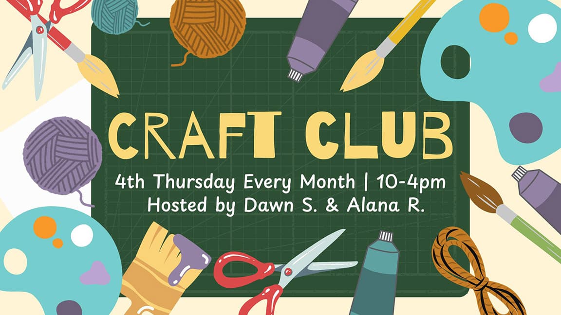 Craft Club, Thurs. Sept. 24